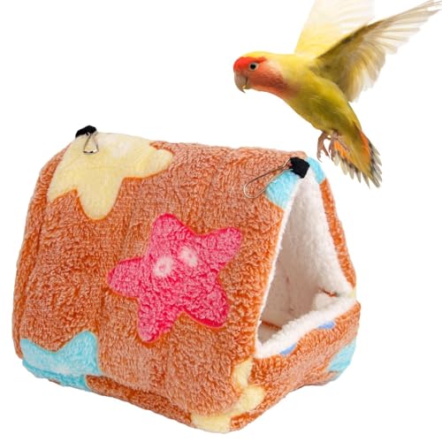 Warmes Vogelbett für Käfig, Hängematte, Nesthaus, Hängematte, warm, Winter | gemütliche Hütte für kleine Vögel, Hängematte Nest aus Baumwolle für Untrennbar Warmes Vogelbett für Käfig, Hängematte, Nesthaus, Hängematte, warm, Winter | gemütliche Hütte für kleine Vögel, Hängematte Nest aus Baumwolle für Untrennbar von Generic