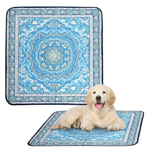 Waschbare unterlage für Hunde Faltbare Hundekäfig rutschfest rutschfeste unterlage Auto 60x90cm Öko-Test Zertifiziert aus für Reise/Auto(L:137x137CM) von Generic
