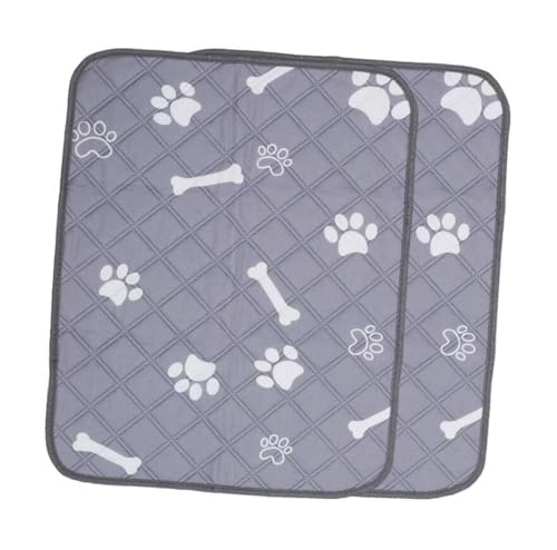 Waschbare unterlage für Hunde Faltbare rutschfeste unterlage hundekäfig 70x100cm Saugstark (50x Waschen) - Öko-Test Zertifiziert aus für Reise/Auto(M:70X100CM) von Generic