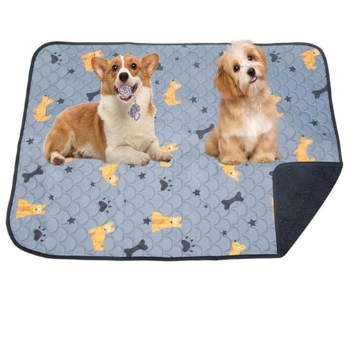 Waschbare unterlage für Hunde Faltbare wasserdichte Hundedecke hundekäfig 45x60cm Saugstark (50x Waschen) - Öko-Test Zertifiziert aus für Reise/Auto(30X40cm) von Generic