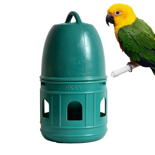 Wasser-Trinker für Vögel – Automatischer Vogeltrinker, Futterspender für Tauben | Vogelwasserspender aus Edelstahl mit großer Kapazität mit Halterung, Trinkflasche für das Jahr Wasser-Trinker für Vögel – Automatischer Vogeltrinker, Futterspender für Tauben | Vogelwasserspender aus Edelstahl mit großer Kapazität mit Halterung, Trinkflasche für das Jahr von Generic