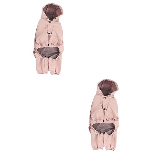 Wasserdichter Hunderegenmantel, Hunderegenmantel, 2-teiliger Haustier-Regenmantel, Jacke aus Stoff, regendichter Schneeanzug Wasserdichter Hunderegenmantel, Hunderegenmantel, 2-teiliger Haustier-Regenmantel, Jacke aus Stoff, regendichter Schneeanzug von Generic