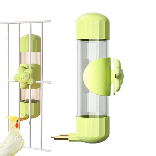 Wasserflasche Vogeltränke – 200 ml automatischer Wasserspender für Haustiere | Klarer Wasserspender im Schlagnadel-Design für Sittiche, Nymphensittiche und Sittiche, auslaufsichere Vogeltränke für die von Generic