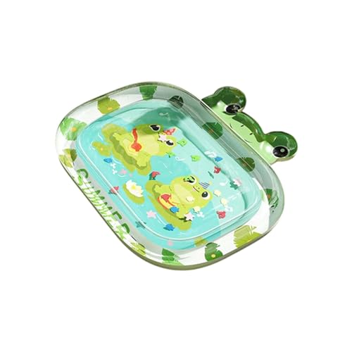 Wassermatte Katze, Wasserspielmatte PVC Katze Verdickte, Eingebettete Sterne, Feel Cool Komfort, Water Sensor Play Mat Cat Aufblasbare, Aquarium Themen Katzen Wassermatte für Haustier (70x50 cm) von Generic