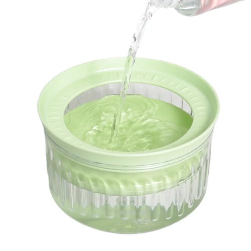 Wassernapf für Katzen, 1800 ml, auslaufsicher, Wasserspender, langsames Trinken, große abnehmbare Tränke, Tränke von Generic