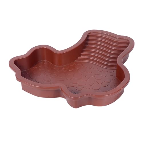 Wasserschale für Schildkröten mit Rampe, flache Wasserschale für Reptilien, glatt, leicht zu waschen, Kunststoff-Schildkrötenwanne für Gecko-Reptilien-Badebecken, 1 Stück Pzy214 (Red, 28.5x26.5x4.3cm) Wasserschale für Schildkröten mit Rampe, flache Wasserschale für Reptilien, glatt, leicht zu waschen, Kunststoff-Schildkrötenwanne für Gecko-Reptilien-Badebecken, 1 Stück Pzy214 (Red, 28.5x26.5x4.3cm) von Generic
