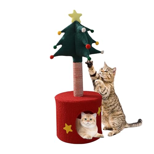 Weihnachts | Niedlicher Spielzeug für Weihnachten - Weiches Katzenbett Kratzpfosten für Haustiere Zuhause Indoor Outdoor Weihnachts | Niedlicher Spielzeug für Weihnachten - Weiches Katzenbett Kratzpfosten für Haustiere Zuhause Indoor Outdoor von Generic