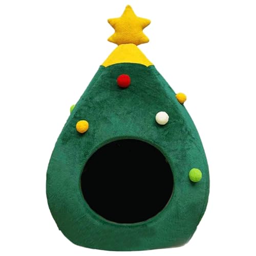 Weihnachtsbaum-Haustierbett – Katzenbett, Weihnachtsbaumzelt, Haustierhaus, Katzenbett Für Hauskatzen | Höhle Für Hauskatzen, Kätzchenunterschlupf Für C Weihnachtsbaum-Haustierbett – Katzenbett, Weihnachtsbaumzelt, Haustierhaus, Katzenbett Für Hauskatzen | Höhle Für Hauskatzen, Kätzchenunterschlupf Für C von Generic