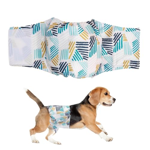 Welpen Windeln, verstellbare Hundehygienische Unterhose waschbar, wiederverwendbare Windeln, Hundewindeln Welpen Windeln, verstellbare Hundehygienische Unterhose waschbar, wiederverwendbare Windeln, Hundewindeln von Generic