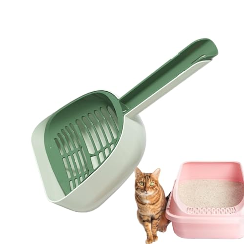 Welpenschaufel – tragbare Katzenstreuschaufel für Katzen, Katzentoib und rutschfest, ergonomisches Design, Kitty S, Griff für Katzen, Scoopers für Wohnzimmer, Balkon, Hof, Haus Welpenschaufel – tragbare Katzenstreuschaufel für Katzen, Katzentoib und rutschfest, ergonomisches Design, Kitty S, Griff für Katzen, Scoopers für Wohnzimmer, Balkon, Hof, Haus von Generic