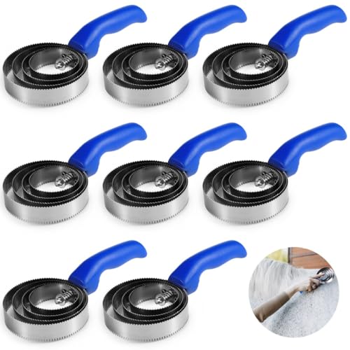 Wendbare Pferdestriegel – 4-Ring-Edelstahlbürste für die Fellpflege von Kuh/Schafen/Hunden, 8 Stück Wendbare Pferdestriegel – 4-Ring-Edelstahlbürste für die Fellpflege von Kuh/Schafen/Hunden, 8 Stück von Generic