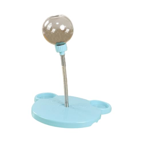 Wiggling Dog Toy Snack Dog for Dogs Interactive Toy Pet Feeder Toy A Cat Toy with A High Self Amusement Device and A Rocking Leak Katzenfutter Napf (Blue, One Size) von Generic