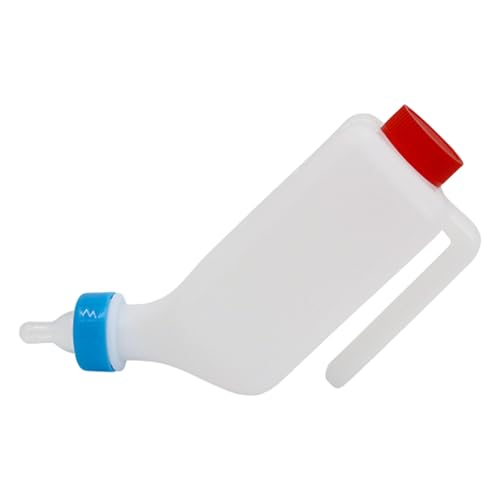 Ziegen-Futterflaschen, Ziegen-Futterflaschen, 800 ml Lammfutterflaschen | Kleintierreproduktionswerkzeug mit weicher Brustwarze für junge Leute von Generic
