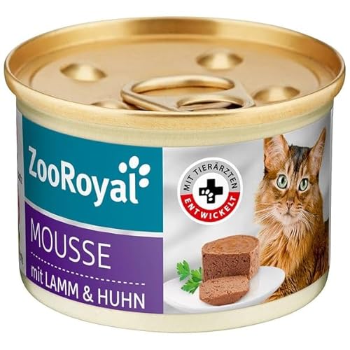 ZooRoyal Katzen Mousse mit Lamm & Huhn 12x85g katzennassfutter alleinfuttermittel katzendosen Multipack ZooRoyal Katzen Mousse mit Lamm & Huhn 12x85g katzennassfutter alleinfuttermittel katzendosen Multipack von Generic