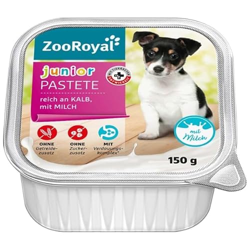 ZooRoyal Pastete Junior Kalb mit Milch 33x150g von Generic