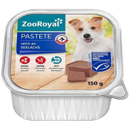 ZooRoyal Hund Pastete reich an Seelachs 11x150g nassfutter hundnahrung alleinfuttermittel von Generic