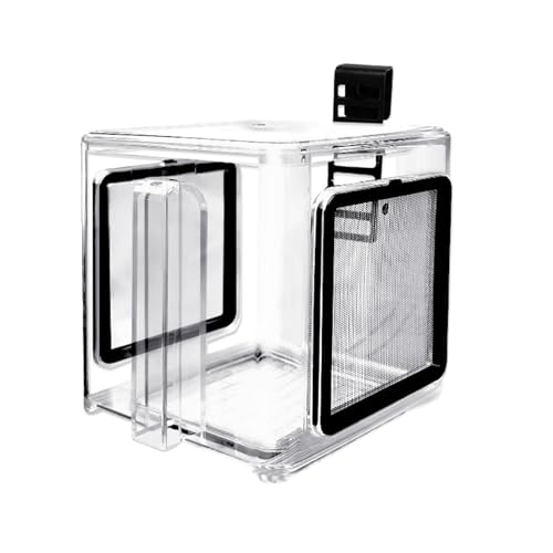 Zuchtbox Für Aquarium - Aufhängbares Aquarium Aufzuchtbecken | Acrylic Laichbox Inkubator für Süß- und Meerwasser Brutbecken mit Trennwand von Generic