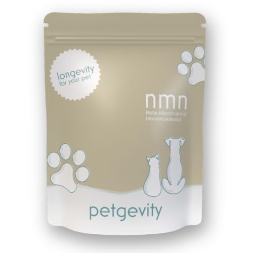 petgevity NMN Pulver 30 Gramm - beta Nicotinamid Mononukleotid mit über 99% Reinheit - hochrein, vegan und ohne Zusatzstoffe - NAD+ Booster für Deine Haustiere - Einzelfuttermittel von Generic