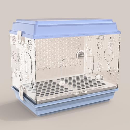 vogelkäfig Wellensittich, Nymphensittich Käfig, Anti-Vogel-Aufbruchsicherung, Hohe Transparenz, Geeignet for Kleine und Mittelgroße Vögel(Blue) von Generic