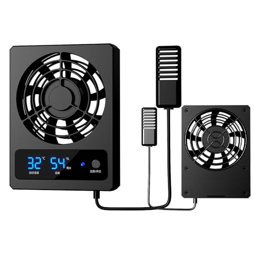 Aquarium Fan - Battery Operated | Reptile Enclosure Ventilation Fans | Humidity Control Cooling Fan | Rainforest Dehumidifier Aquarium Fan - Battery Operated | Reptile Enclosure Ventilation Fans | Humidity Control Cooling Fan | Rainforest Dehumidifier von Genérico