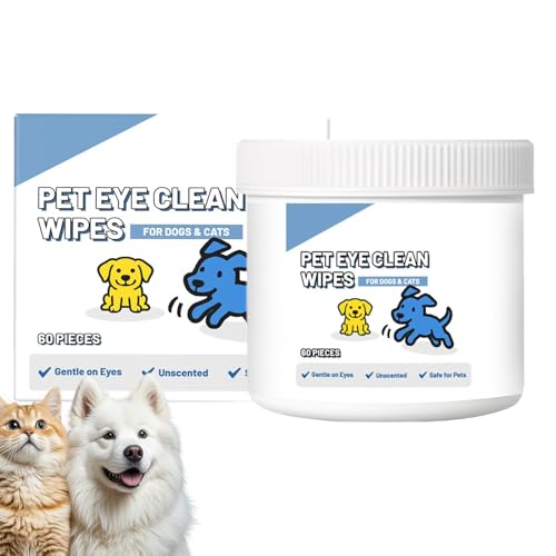 Augentücher für Katzen, Tränenfleckenentferner für Haustiere, Weichspüler für Tränenflecken von Haustieren auf die Toilette und zum Baden von Katzen und Hunden im Freien von Genérico