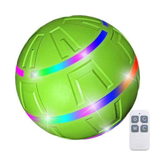 Automatisch bewegendes Hundespielzeug, helle LED- , interaktives Spielzeug für Welpen, interaktiver Ball mit Fernbedienung für verspielte Welpen, Enri-Spielzeug Automatisch bewegendes Hundespielzeug, helle LED- , interaktives Spielzeug für Welpen, interaktiver Ball mit Fernbedienung für verspielte Welpen, Enri-Spielzeug von Genérico