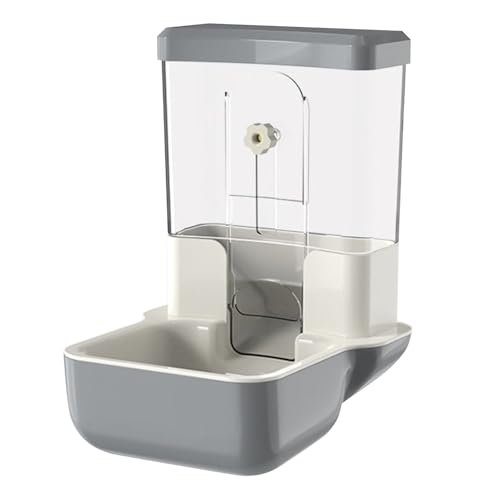 Automatischer Futterspender für Haustiere, Futterspender für Kaninchen, hängende Haustierschale, verstellbarer Futterspender mit einstellbarem Auslauf, stabiler Teller mit großer Kapazität von Genérico