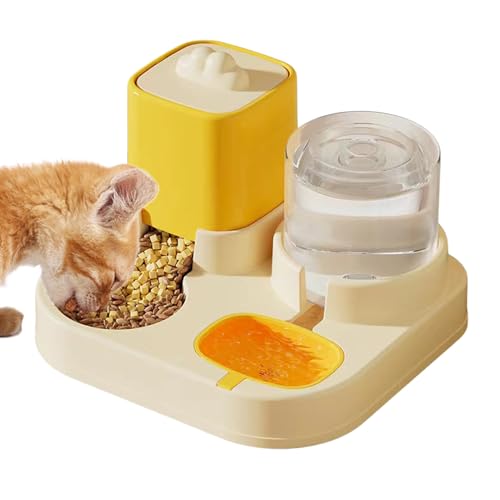 Automatischer Wassernapf für Hunde, Schwerkraftwasserspender für Katzen, 2-in-1 Wasserspender und Futterbehälter mit Schwerkraftantrieb, Futterspender und Wasserspender für m Automatischer Wassernapf für Hunde, Schwerkraftwasserspender für Katzen, 2-in-1 Wasserspender und Futterbehälter mit Schwerkraftantrieb, Futterspender und Wasserspender für m von Genérico