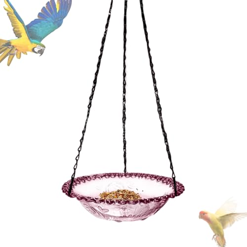 Badehose und für Vögel, Vogelbäder im Freien, robuster Metallaufhänger, dekoratives Haus zur Beobachtung der Natur im Garten, Rasen, Balkon, Terrasse, Geländer, Baum Badehose und für Vögel, Vogelbäder im Freien, robuster Metallaufhänger, dekoratives Haus zur Beobachtung der Natur im Garten, Rasen, Balkon, Terrasse, Geländer, Baum von Genérico