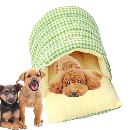 Bett für Katzen, Haustiere zum Schlafen für Kätzchen, mit abnehmbarem schottischem Schloss, tragbares Schlafzubehör für Katzen, warm, waschbar für Haustiere von Genérico