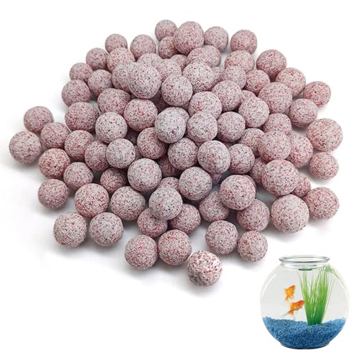 Biofilter-Medienkugeln, 500 g, Aquariumfilter, Medium, Bio Ball, neue Fischtanks, biologische Filtermedien, Keramikkugel zur Filterung von Fischtanken von Genérico