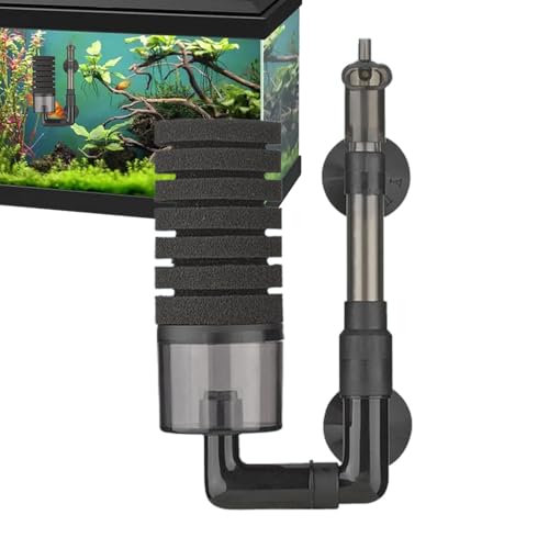 Biologischer rotierender : Einstellbare Aquariumbelüfterpumpe, abnehmbare Kammermedien | Wasserreinigung mit leiser Durchflusskontrolle, Reinigungsset für verschiedene von Genérico