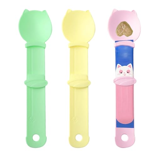Cat Feeder - Pet Feeder | Cat Strip Feeder | Squeeze Treat Feeding Cat Strip Spoon, Non-Stick Cat Kitchen Accessories, Pet Treat Dispenser, Cat Accessory, Perfect for Training and Treats Cat Feeder - Pet Feeder | Cat Strip Feeder | Squeeze Treat Feeding Cat Strip Spoon, Non-Stick Cat Kitchen Accessories, Pet Treat Dispenser, Cat Accessory, Perfect for Training and Treats von Genérico