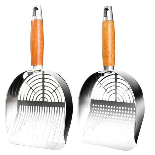 Cat Litter Scoop, Quick Sifting Pooper Scooper, Komfortabler Griff, Leicht zu reinigen, Durable Non-Stick Waste Sifter Ideal für Innen- und Außengebrauch, 30 cm Cat Litter Scoop, Quick Sifting Pooper Scooper, Komfortabler Griff, Leicht zu reinigen, Durable Non-Stick Waste Sifter Ideal für Innen- und Außengebrauch, 30 cm von Generico