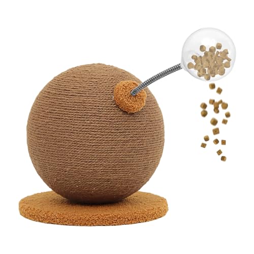 Cat Scratch Ball Kratzball aus Sisalseil, interaktives Rollenspielzeug, schützt Möbel und Teppiche, erfüllt natürliche Instinkte, fördert Fi-Aktivität Cat Scratch Ball Kratzball aus Sisalseil, interaktives Rollenspielzeug, schützt Möbel und Teppiche, erfüllt natürliche Instinkte, fördert Fi-Aktivität von Genérico