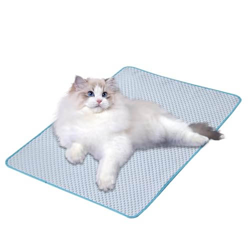 Cool Mat für Hunde, Kühlmatte für Haustiere für Katzen, atmungsaktive Eismatte für Haustiere, Sommerschlafmatratze für Haustiere drinnen und draußen, Kissen von Genérico