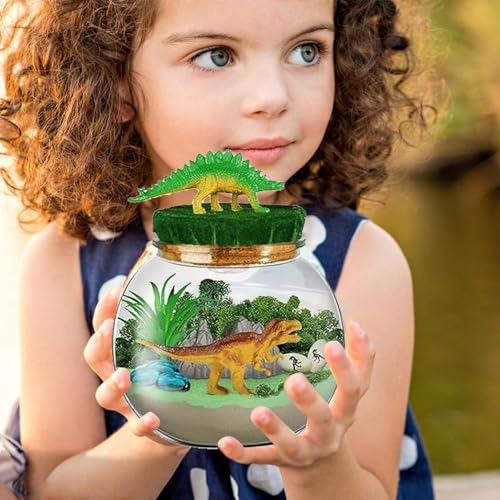 Dinosaur Terrarium-Set - Dinosaurier-Kinderhandwerk | Dinosaurier-Kunst und Bastelkiit für Kinder, Build a Dinosaur Habitat with Real Plants Terrarium Jar for Kids Dinosaur Terrarium-Set - Dinosaurier-Kinderhandwerk | Dinosaurier-Kunst und Bastelkiit für Kinder, Build a Dinosaur Habitat with Real Plants Terrarium Jar for Kids von Genérico