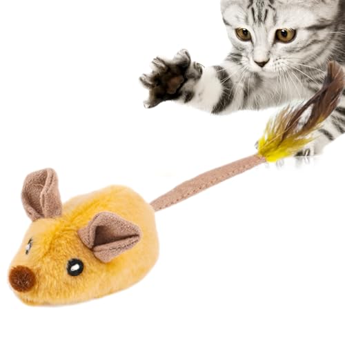 Elektronisches Katzenspielzeug, quietschendes Spielzeug mit elektrischer Bewegung: Weiche und bequeme Simulation, für große, mittlere und kleine Katzen Elektronisches Katzenspielzeug, quietschendes Spielzeug mit elektrischer Bewegung: Weiche und bequeme Simulation, für große, mittlere und kleine Katzen von Genérico