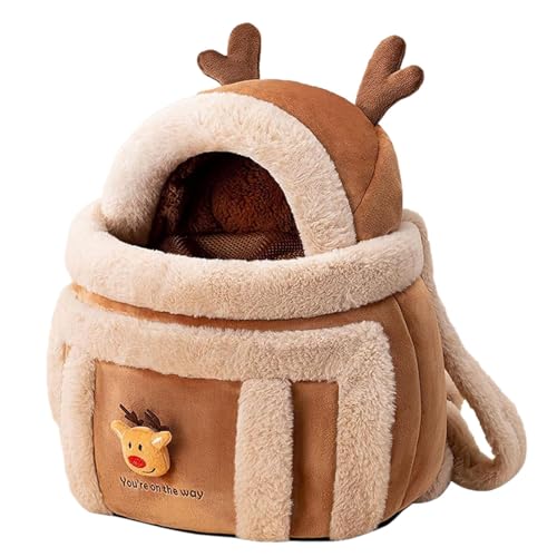 Elk Design Haustier-Rucksack – Tragetasche für kleine Hunde, Transporttasche für Haustiere mit Frontverpackung | Transporttasche für kleine Haustiere, leicht zu tragen, Transpor von Genérico