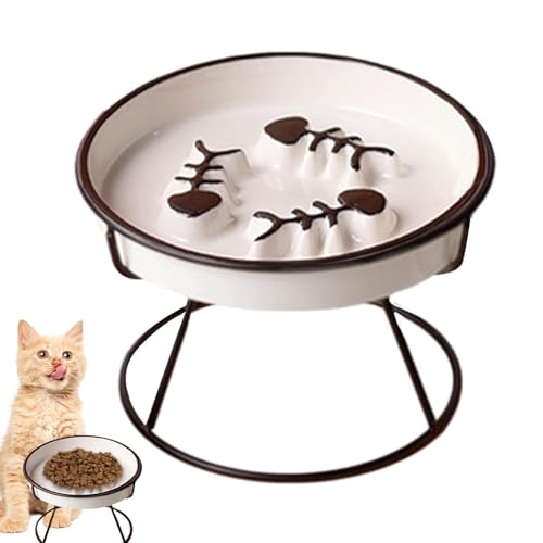 Erhöhter Katzenschüssel mit langsamem Füttern, erhöhter Katzenschüssel aus Keramik, langsame Fütterung, Katzenschüssel mit Ständer, erhöhte Katzenschüsseln, Futternapf für Katzen Erhöhter Katzenschüssel mit langsamem Füttern, erhöhter Katzenschüssel aus Keramik, langsame Fütterung, Katzenschüssel mit Ständer, erhöhte Katzenschüsseln, Futternapf für Katzen von Genérico