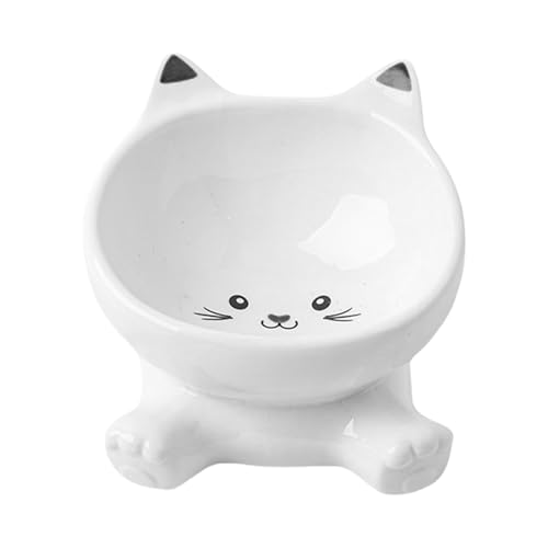 Erhöhter Keramik-Teller für Katzen, Futternapf mit Tierohren, wiederverwendbar, rutschfest, für den täglichen Gebrauch und Outdoor-Aktivitäten Erhöhter Keramik-Teller für Katzen, Futternapf mit Tierohren, wiederverwendbar, rutschfest, für den täglichen Gebrauch und Outdoor-Aktivitäten von Genérico