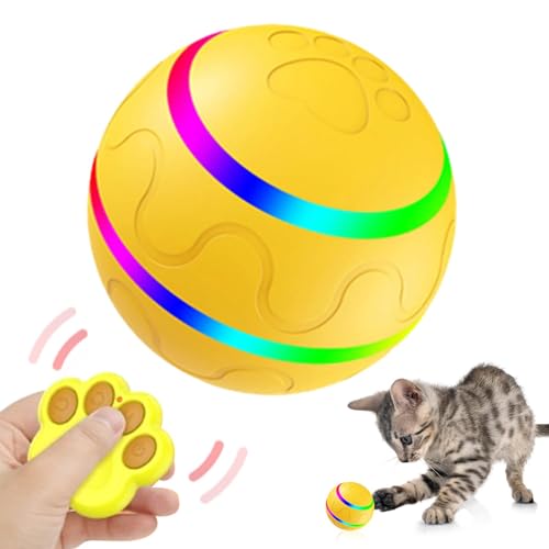 Genérico Activa-Rollball – aktiver Rollball für Hunde | Bewegungssensor des Spielzeugs der Bälle des Blitzlichts, wiederaufladbar über USB Genérico Activa-Rollball – aktiver Rollball für Hunde | Bewegungssensor des Spielzeugs der Bälle des Blitzlichts, wiederaufladbar über USB von Genérico