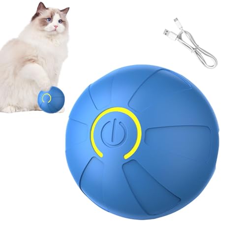 Genérico Dog Balls - Rolling Ball | Smart Interactive Dog Toy | New Electric Intelligent Teasing Cat Ball | Intelligent Bouncing Chasing Ball mit Licht für kleine/mittlere Haustiere Genérico Dog Balls - Rolling Ball | Smart Interactive Dog Toy | New Electric Intelligent Teasing Cat Ball | Intelligent Bouncing Chasing Ball mit Licht für kleine/mittlere Haustiere von Genérico