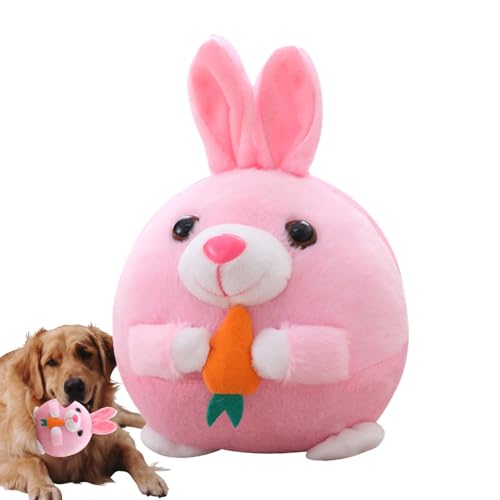 Genérico Dog Toys – Haustierspielzeug, interaktives Hundespielzeug, quietschendes Hundespielzeug, Plüschspielzeug, waschbar, Cartoon, Hase, Sound elektronisches Spielzeug, Plüsch-Spielzeug von Genérico