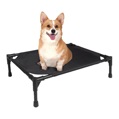 Genérico Für erhöhte Hunde, verbessert, mit Baldachin und stabilen rutschfesten Füßen, aus strapazierfähigem Oxford-Gewebe, tragbar, für Camping oder Strand, Tragetasche Genérico Für erhöhte Hunde, verbessert, mit Baldachin und stabilen rutschfesten Füßen, aus strapazierfähigem Oxford-Gewebe, tragbar, für Camping oder Strand, Tragetasche von Genérico