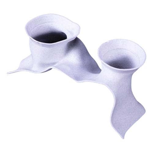 Genérico Garnelenunterstand, 19 x 9 x 8 cm, versteckte Fischflecken, unterirdische Tunnelhöhle mit zwei Löchern, Unterwasser-Sichtrohr, Aquarium-Tunnel für , Versteck von Genérico