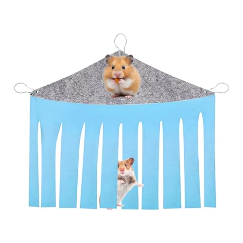 Genérico Hamster-Hängematte – Versteck für Eichhörnchen | Habitat-Versteck zum Spielen, Schlafen und Entspannen für Frettchen, fliegende Eichhörnchen, Chinchillas, Hamster Genérico Hamster-Hängematte – Versteck für Eichhörnchen | Habitat-Versteck zum Spielen, Schlafen und Entspannen für Frettchen, fliegende Eichhörnchen, Chinchillas, Hamster von Genérico