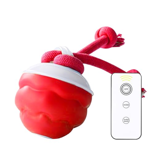 Genérico Interaktiver Ball für Hunde, automatischer Drehball für Hundejagd, aktives Training und leises Training für Park und Zuhause Genérico Interaktiver Ball für Hunde, automatischer Drehball für Hundejagd, aktives Training und leises Training für Park und Zuhause von Genérico