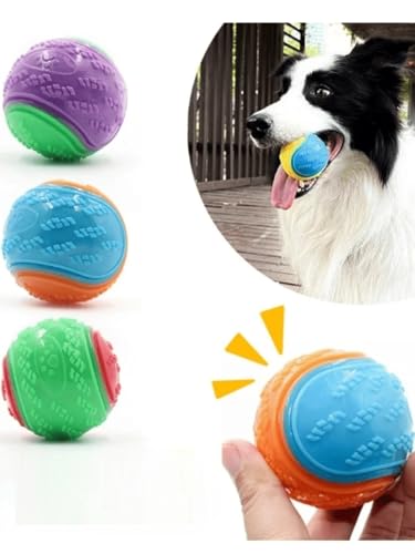 Genérico Petflow Hundeball, interaktiver und unverwüstlicher Hundespielzeug, Ball für mittelgroße Hunde, Spielzeug für aktive Haustiere und Kauer Genérico Petflow Hundeball, interaktiver und unverwüstlicher Hundespielzeug, Ball für mittelgroße Hunde, Spielzeug für aktive Haustiere und Kauer von Genérico