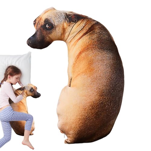 Genérico Plüschtiere für Hunde, realistisches Plüschtier für Hunde, kreatives Plüschspielzeug, Simulation, bequeme Hundepuppen-Kissen Genérico Plüschtiere für Hunde, realistisches Plüschtier für Hunde, kreatives Plüschspielzeug, Simulation, bequeme Hundepuppen-Kissen von Genérico